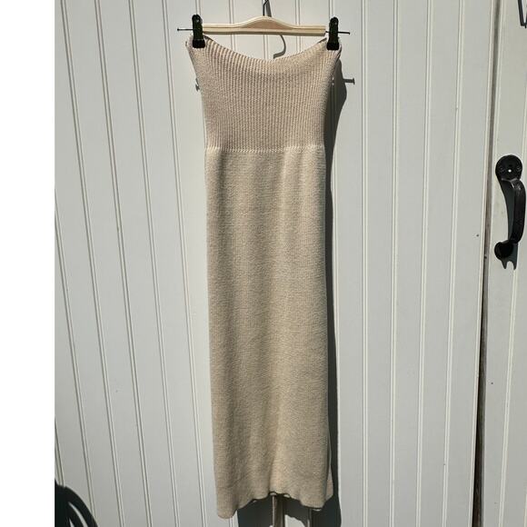 Lauren Manoogian Rib Skirt Crudo Natural Cotton Wool Designer Size 0 XS thru M - Picture 8 of 16